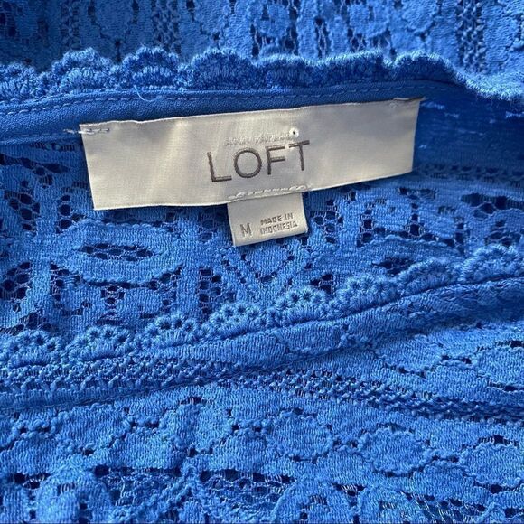 Loft lace Overpiece Top | Size M - Picture 4 of 6